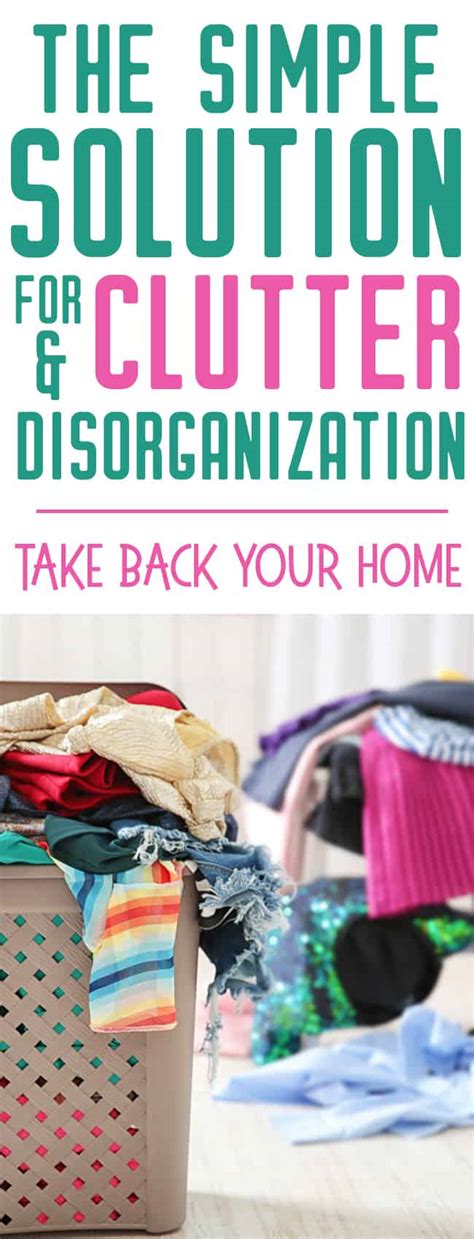 For the Clutter Bugs and the Disastrously Disorganized - Mommy on Purpose