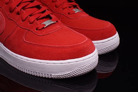 Nike Air Force 1 High 07 Red Suede - Sneaker Bar Detroit