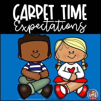 Carpet Time Expectations, Rules, and Procedures Classroom Decor | TPT