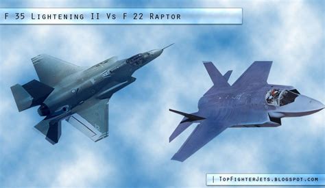 F-35 Lightning II vs F-22 Raptor | 35 vs F 22 | Fighter aircraft ...