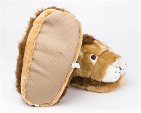 Lion Slippers | Lion Animal Slippers | Fuzzy Lion Slippers