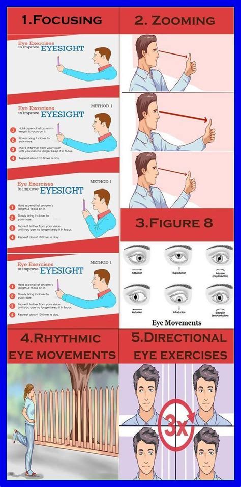 3 Eye Exercises to Improve Your Eyesight Naturally | Eye exercises, Eye ...