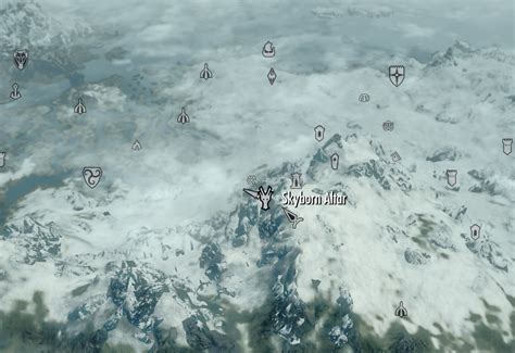 Skyrim All Dragon Locations Map