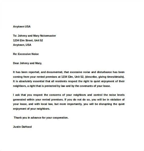 Pest Control Letter To Tenant Sample