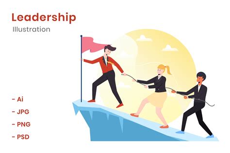 Leadership Clipart Illustrations