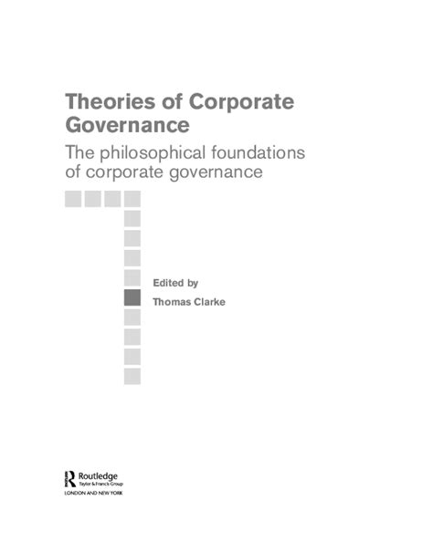 (PDF) Theories of corporate governance | Faycel Rahali - Academia.edu