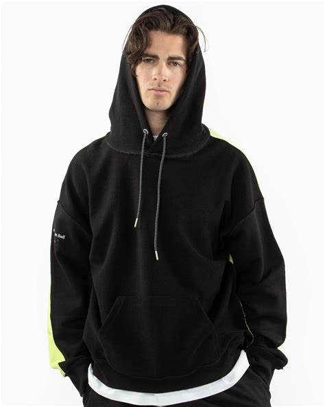 Inside Out Contrast Hoodie Andersson Bell Tops Sweats & Hoodies Black