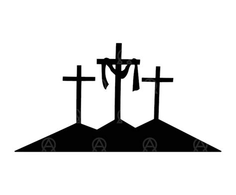 Calvary Crosses Svg, Three Crosses Cut File, Good Friday, Jesus Christ ...