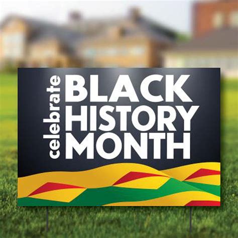 Celebrate Black History Month Banner & 2 Yard Signs Set - Etsy