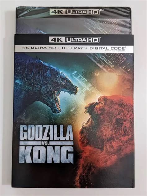 GODZILLA VS. KONG (4K Ultra HD + Blu-ray + Slipcover) Brand New Sealed EUR 22,34 - PicClick IT