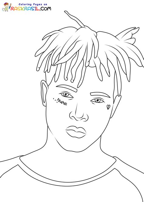 XXXTentacion Coloring Pages