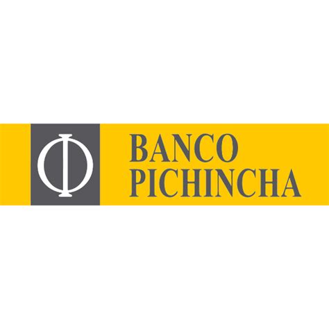 Banco Pichincha Nuevo Alternativo Horizontal Logo Download png