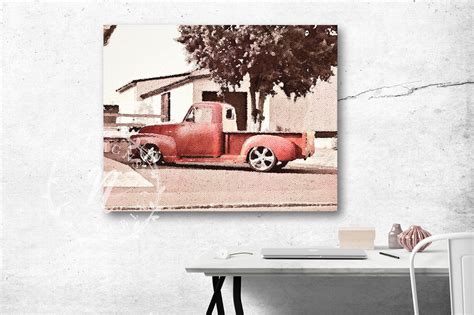 Vintage Truck Wall Art Boy Wall Art Office Wall Decor Man | Etsy