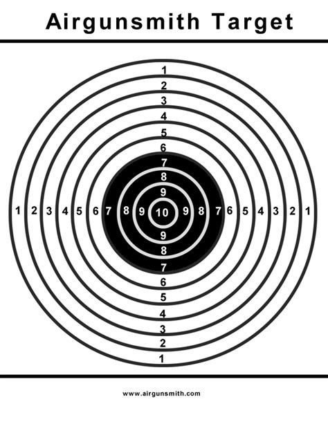 Printable Targets - The Villages Air Gun Club