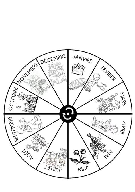 horloge des mois.GIF dans la catégorie Saisons | Exercice grande section maternelle, Exercice ...