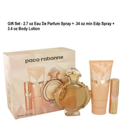 Olympea Perfume By PACO RABANNE 1.7 2.7 oz EDP Spray FOR WOMEN GIFT SET ...