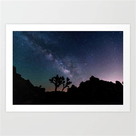 Desert Night Sky Photography Art Print – Art Gallery