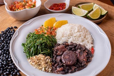 Premium Photo | Traditional brazilian feijoada on a plate