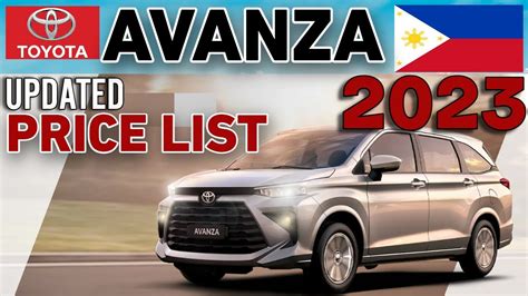 Toyota Avanza Price 2022