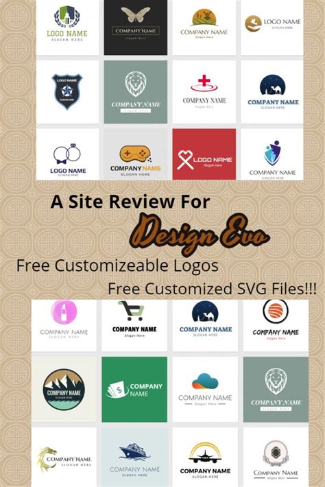 Design Evo: Free Customized Logos & SVG Files - My Crafty Zoo