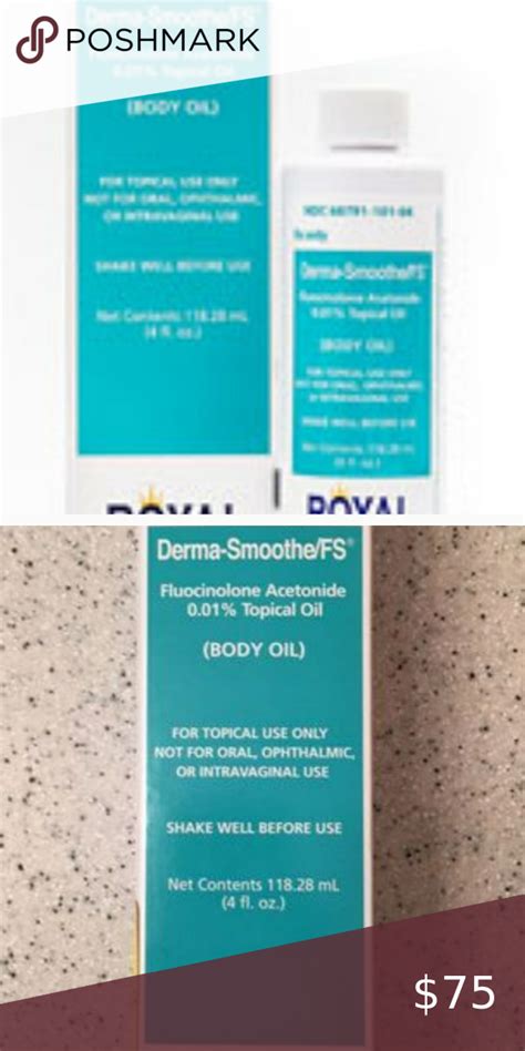 Derma-Smooth/FS | Body oil, Clothes design, Prescription