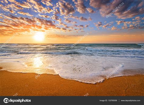 Early morning , sunrise over sea. Stock Photo by ©vrstudio 133765056