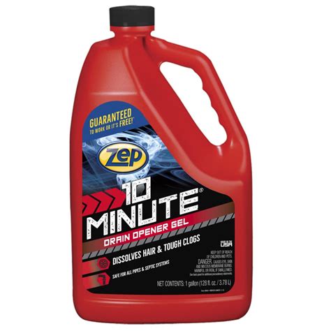 Shop Zep Commercial 10-Minute Hair Clog Remover 128-oz Drain Cleaner at Lowes.com