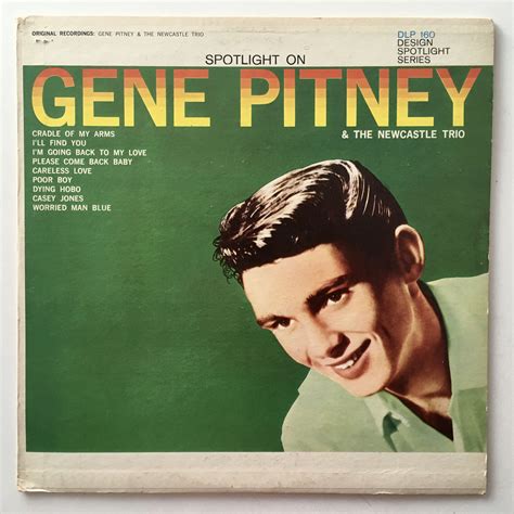 Vinyl Records Covers, Vintage Vinyl Records, Vinyl Record Album, Music Record, Gene Pitney, Top ...