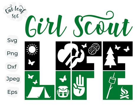 Girl scout svg girl scout logo svg summer svg scout svg | Etsy