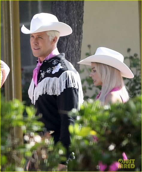 Margot Robbie & Ryan Gosling Transform Into Cowboy Barbie & Ken While ...