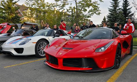 LaFerrari, 918 Spyder Weissach and More at Calgary Euro Cars & Coffee! - GTspirit