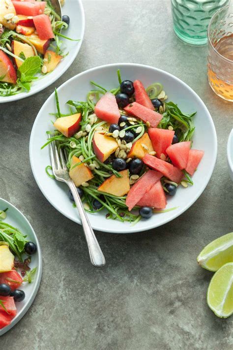 Cucumber Fruit Salad | Gourmande in the Kitchen