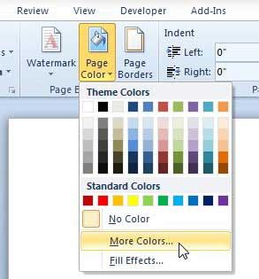 How to Change Background Color in Word 2010 - Solve Your Tech