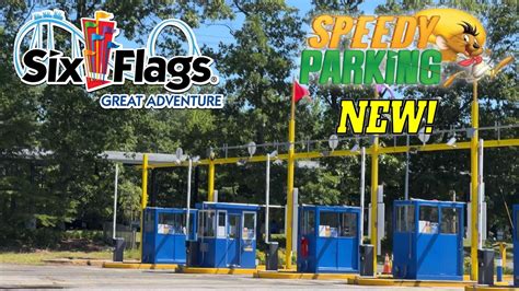 NEW Speedy Parking Coming to Six Flags Great Adventure! - YouTube