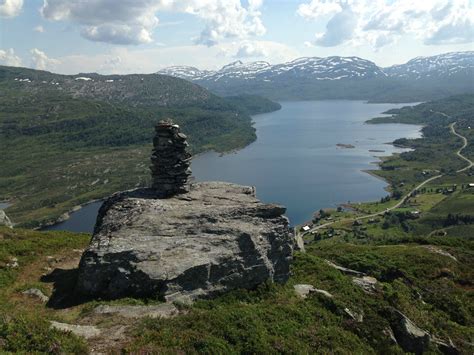 The view from Søtosten, Hamlagrø, Hordaland, Vestlandet, Norway. : hiking