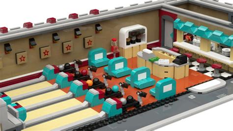 LEGO Ideas Retro Bowling Alley Gets 10K Support