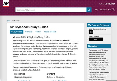 AP Stylebook Study Guides