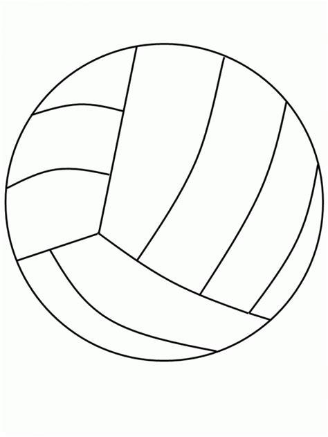 Free Printable Volleyball Coloring Pages For Kids