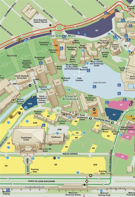 University Of Miami Campus Map Pdf