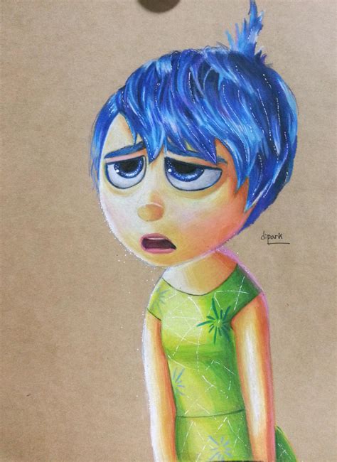 inside out joy fan art with colorpencil by KR-Dipark on DeviantArt