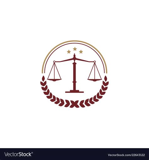 Law firm logo Royalty Free Vector Image - VectorStock