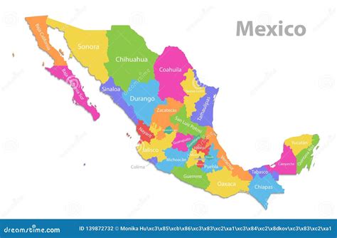 Political Map Of Mexico States - South Carolina Map