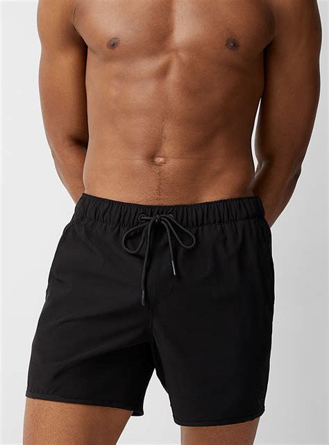 Black swim trunk | Everyday Sunday | Men's Urban Swimwear Online in Canada | Simons