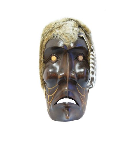 Warrior Mask - Canadian Indigenous Art Inc.