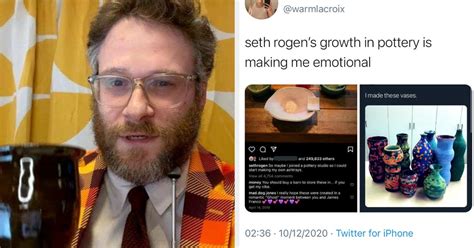 Seth Rogen's Pottery Pictures Draw Love On Twitter