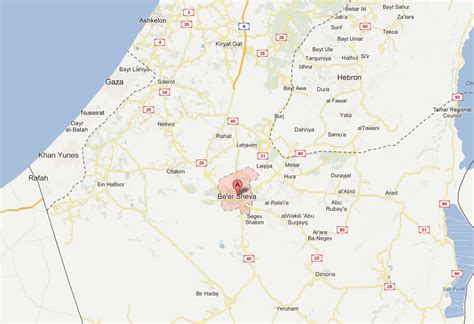 Beer Sheva Map