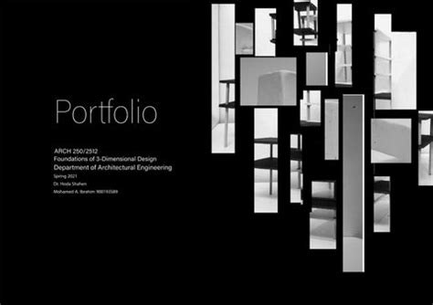 Foundation of 3D design Portfolio by Mohamed_Ibrahim - Issuu