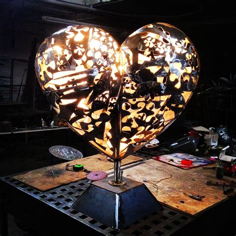 Heart Wall Art Metal - BREWTC