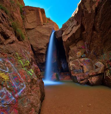 Rainbow Falls – Manitou Springs, Colorado - Atlas Obscura