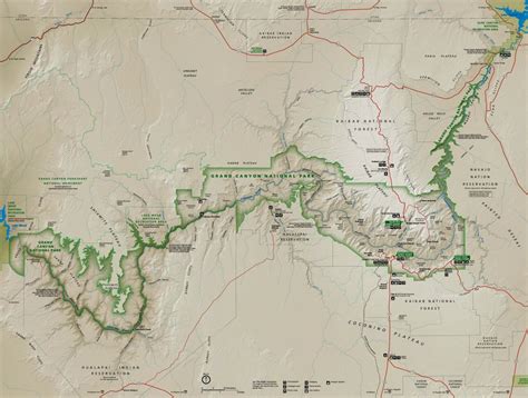 Grand Canyon Tourist Map